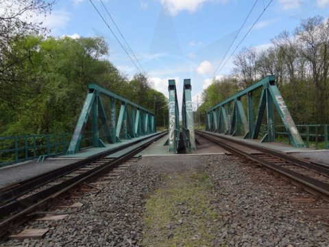 Eisenbahnbrücke - Injektion, Ostrava